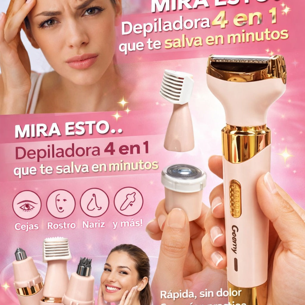Maquina Depiladora Femenina 4 En 1